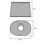 PTO Safety Shield Guard for Universal Fit Topper Mower