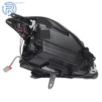 Left Side Chrome Housing Halogen Headlight for Nissan Sentra (2010-2012)