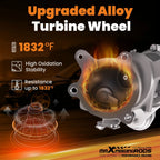 RH Billet Turbo for Ford Explorer Taurus Flex Lincoln MKS MKT (2010-2019)