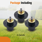 3X Spindle for Bad Boy AOS Lightning Pup 48 52 60 72 (2009–2011) 037-4000-00