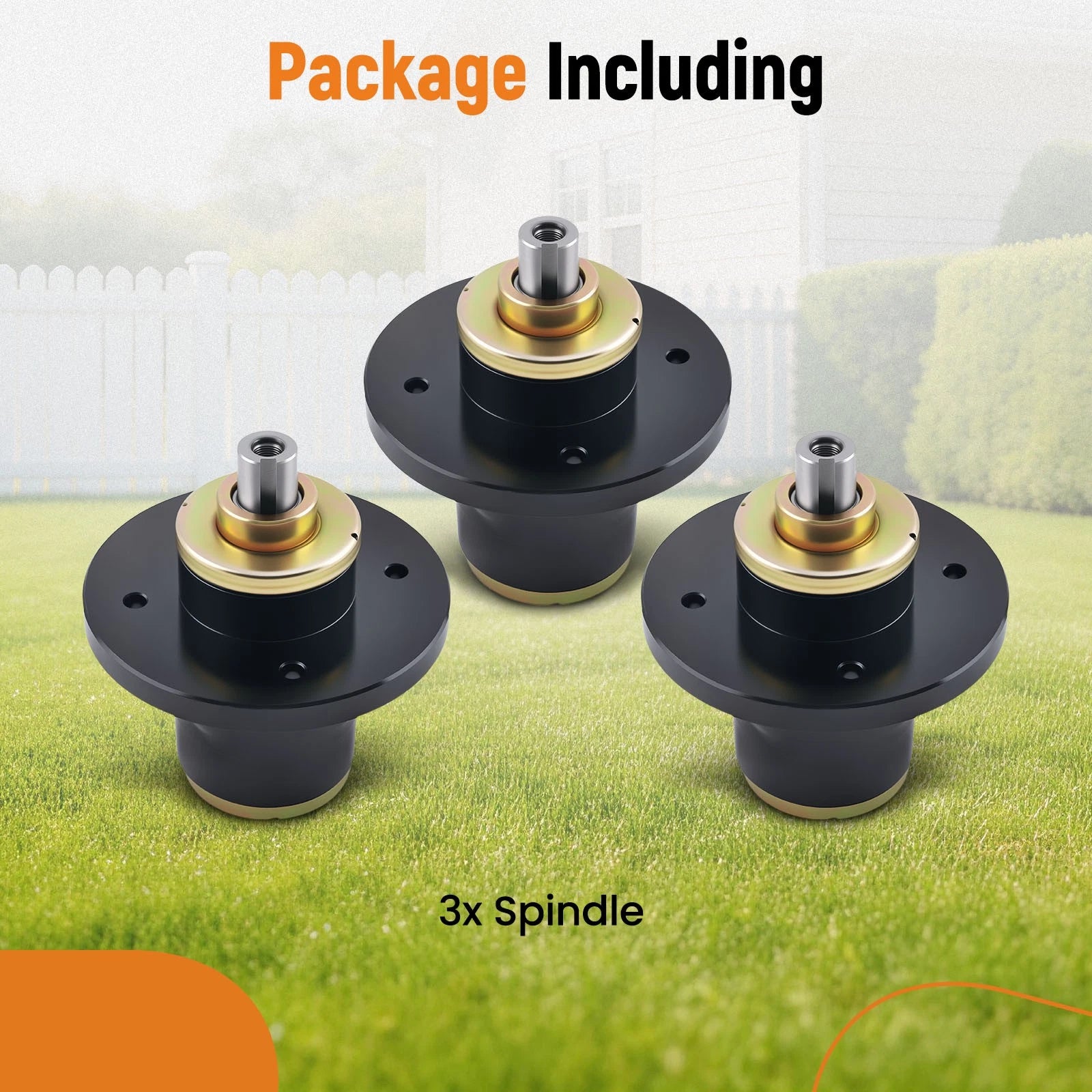 3X Spindle for Bad Boy AOS Lightning Pup 48 52 60 72 (2009–2011) 037-4000-00