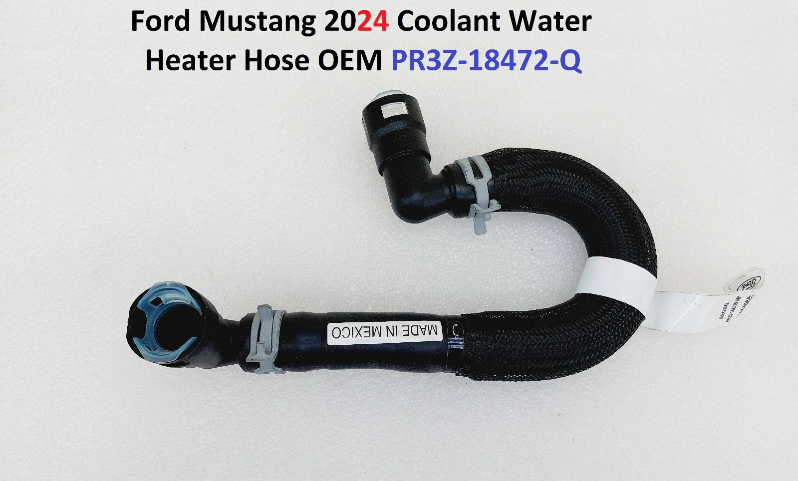 Coolant Water Heater Hose for Ford Mustang (2024) OEM PR3Z-18472-Q