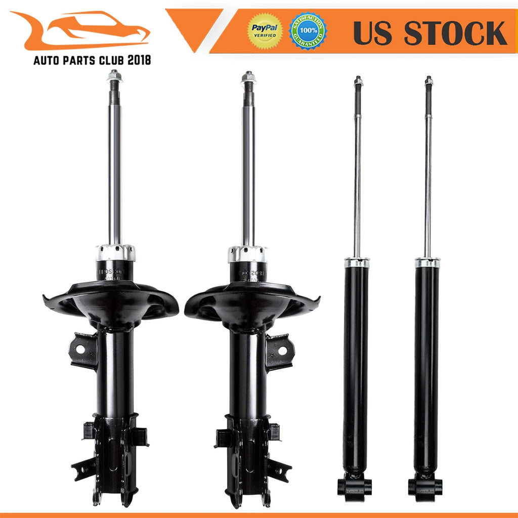 Set of 4 Shocks and Strut Assembly for Hyundai Accent Kia Rio (2006–2011)