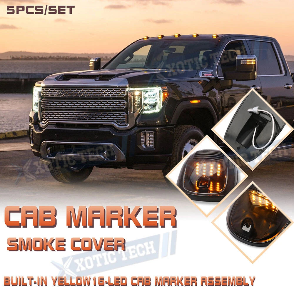 Smoked Lens Rooftop Cab Running Light LED 3000K for Dodge Ram (2013-2018)