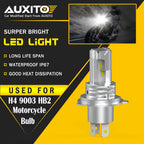 H4 9003 HB2 LED Headlight Conversion Kit for Motorcycle (6000K)
