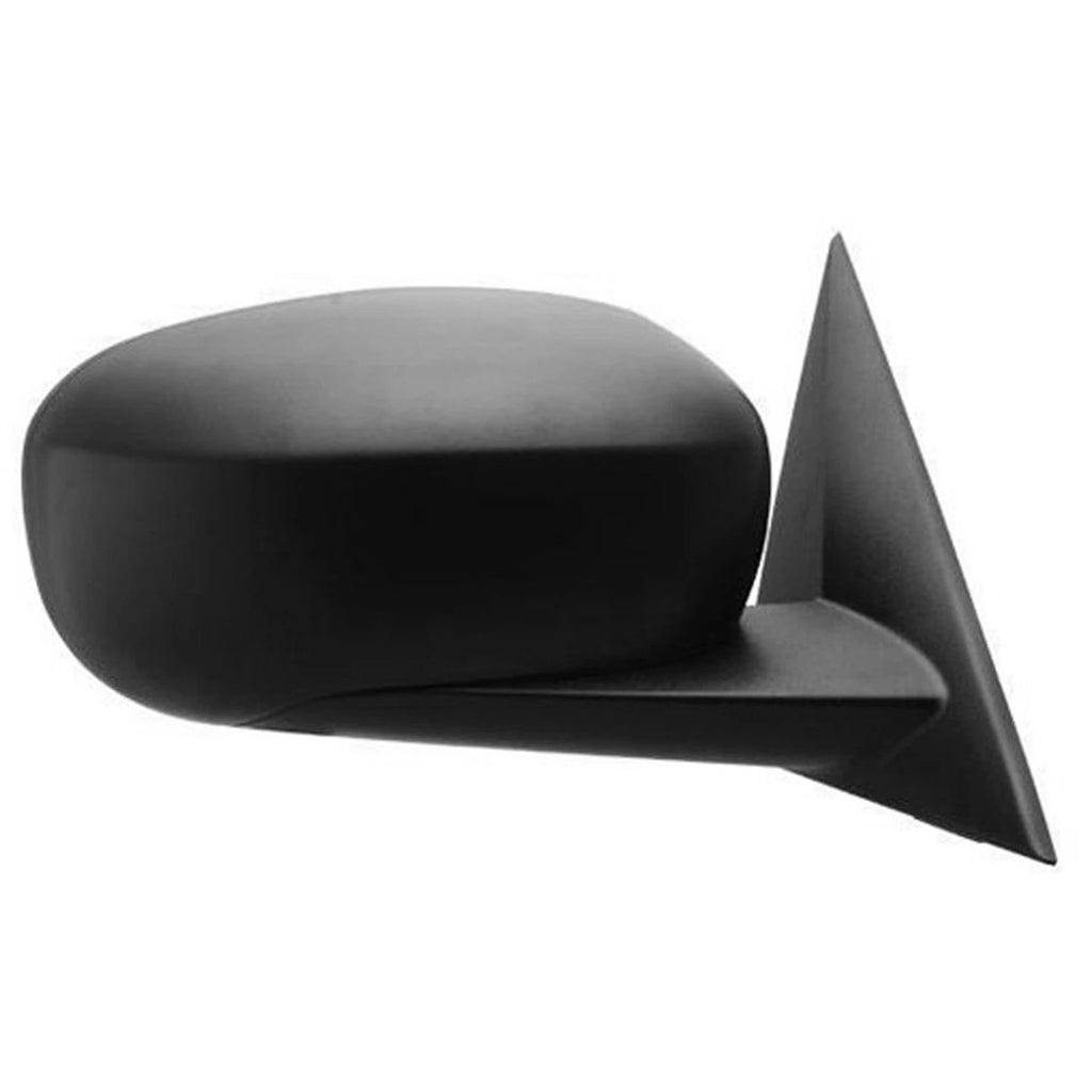 Replacement Black Textured Passenger Side Power Door Mirror w/o Heated Glass