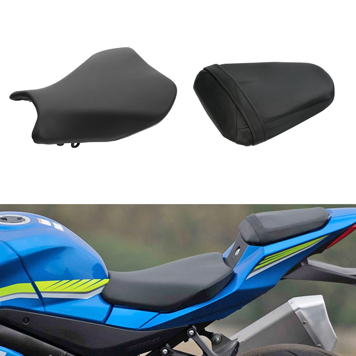 Driver & Passenger Seat for Suzuki GSXR 1000 (2017–2024)