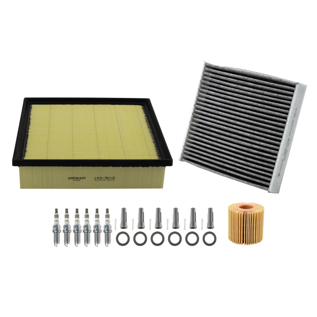 Tune Up Kit with 6 NGK Spark Plugs & Boots for Toyota Avalon Camry Highlander