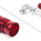 Universal Turbo Sound Exhaust Muffler Pipe Whistle for Car (Red)