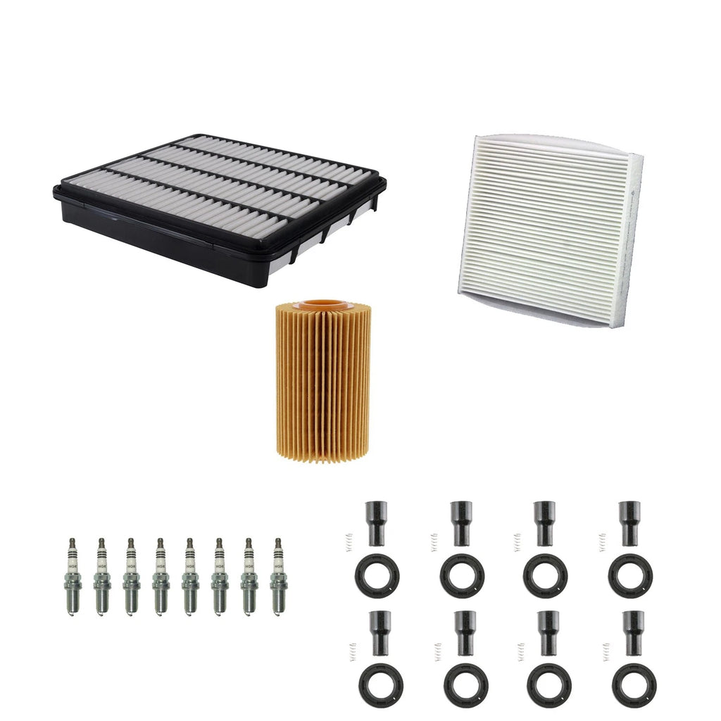 Denso Tune Up Kit & NGK 8 Spark Plugs for Land Cruiser LX570 (2008–2021)