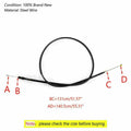 1x Clutch Cable for Yamaha YZF R1 (2009–2014) Steel Wire Line Black