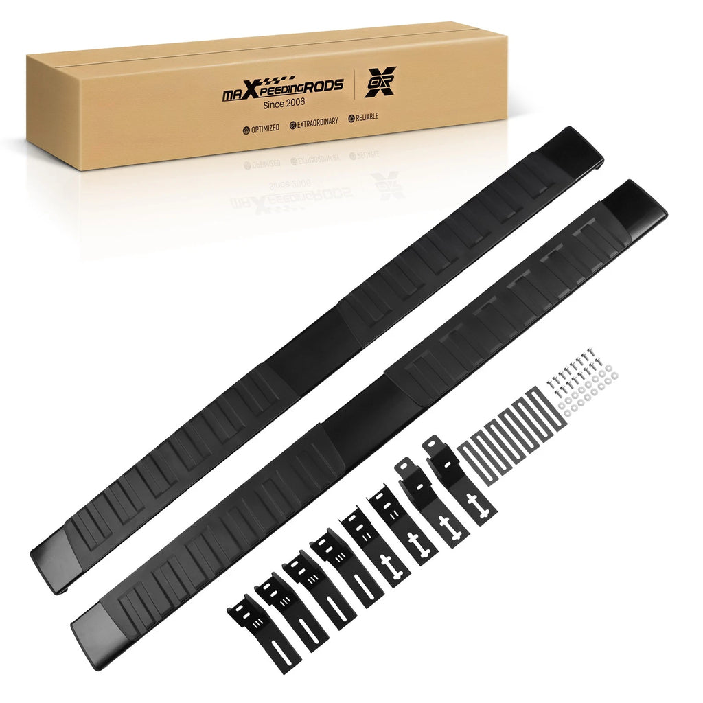 Running Board Side Steps for Toyota Tacoma Crew Cab (2024–2026) Aluminum Black
