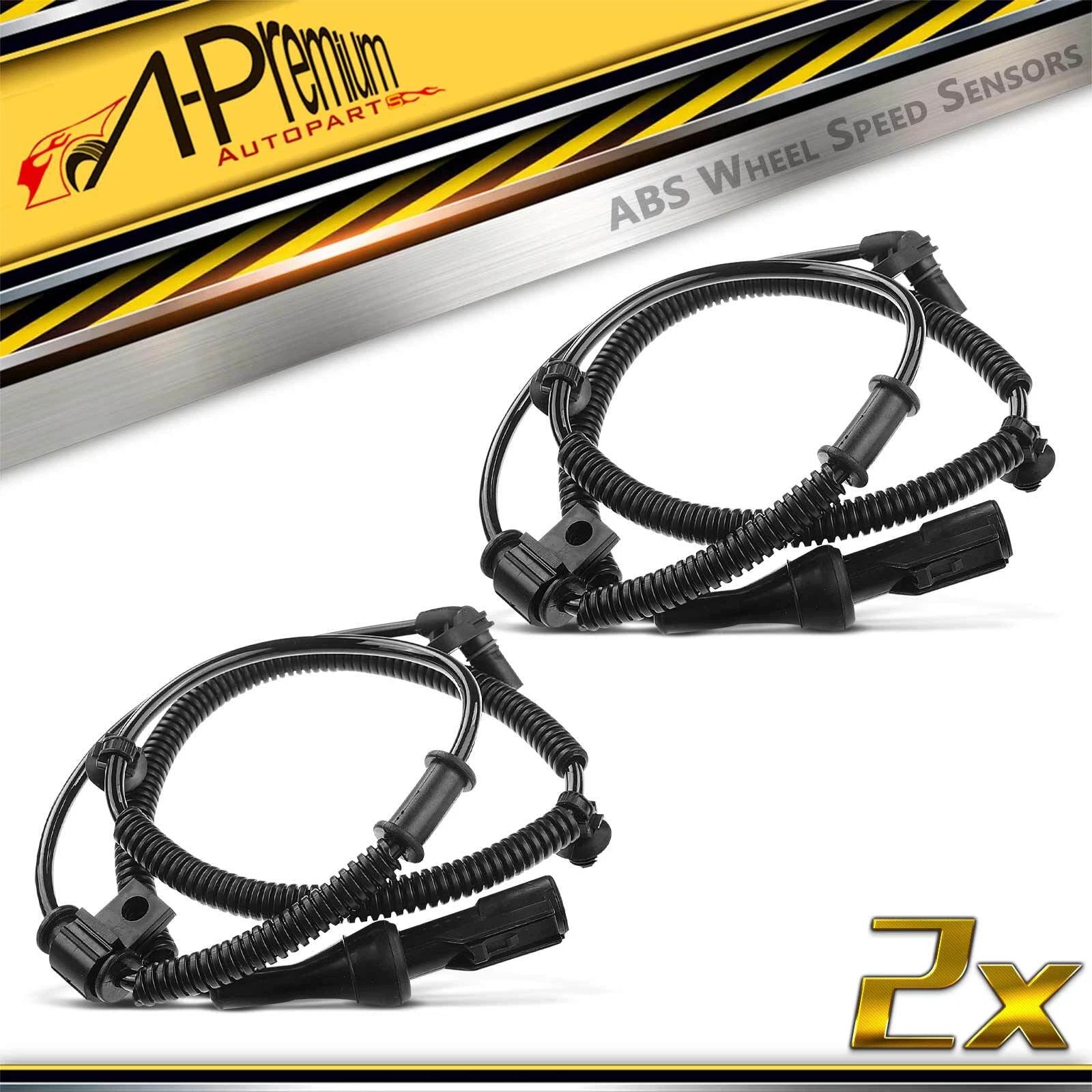 2X Front ABS Wheel Speed Sensor for Ford F-150 (2009–2010)