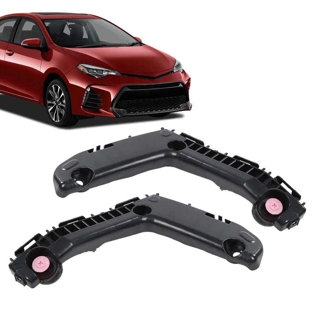 Set of 2 Front Bumper Retainer Brackets for Toyota Corolla (2017–2019)