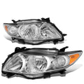 Chrome Housing LED Fog Light Kit for Toyota Corolla (2009–2010)