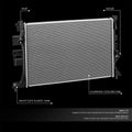 OE Style Aluminum Core Cooling Radiator for Ford Focus 2.3T (2016–2018) DPI 13624