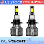 9012 HIR2 LED Headlight Kit Bulb for High Low Beam (6500K, 40000LM)