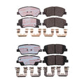 PowerStop 2X Front Rear Next Gen EURO Carbon Fiber Brake Pads Kit for Accent Rio (2010–2017)