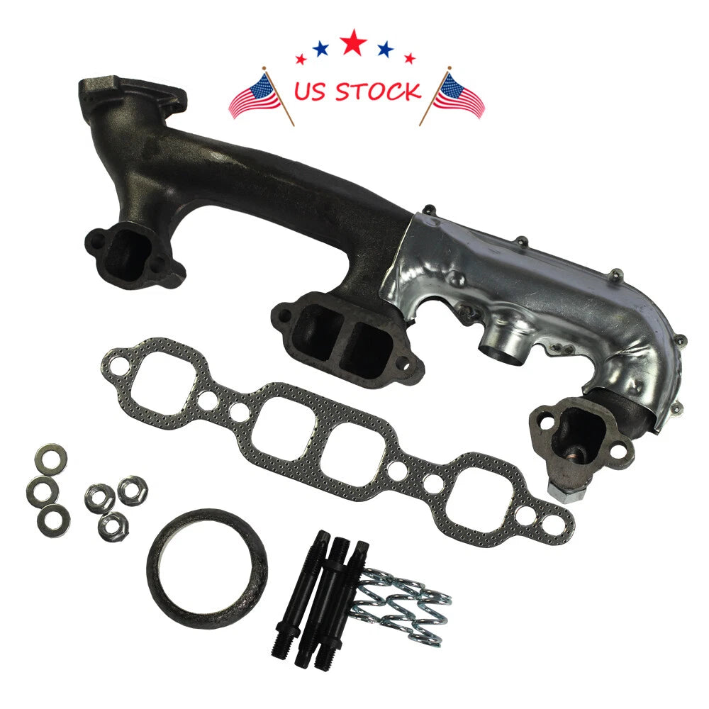 Right Exhaust Manifold with Heat Shield for Chevrolet GMC Pickup 
