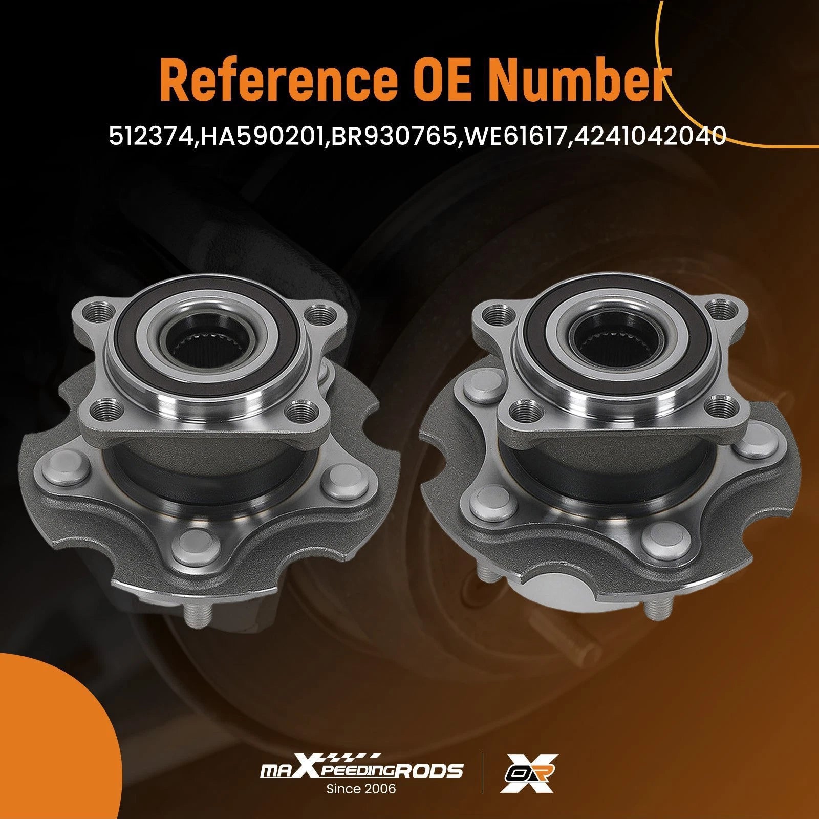 5 Bolt Wheel Hub & Bearing Assembly Kit for Toyota RAV4 (2006-2018)