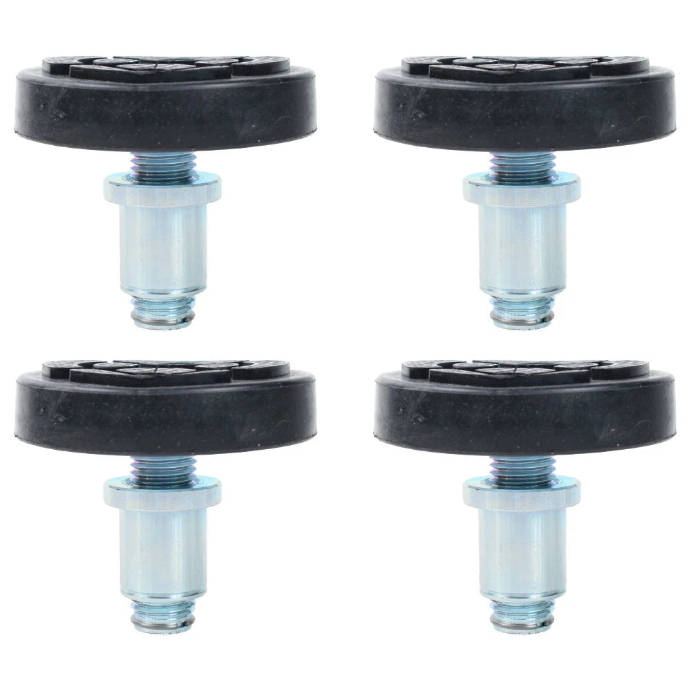 4X Rubber Lift Tray Heightening Feet for Car (Shaft Diameter 35mm)