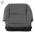 Black Leather Perforated Passenger Bottom Seat Cover for Chevy Camaro (2010-2015)