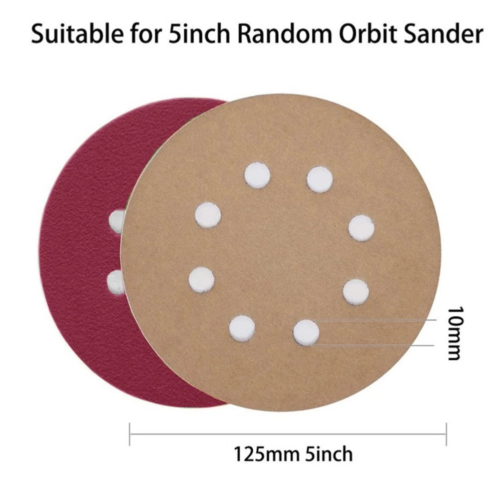 Set of 30 Sanding Discs 125mm 400-2000 Grit 5 Inch 8 Hole