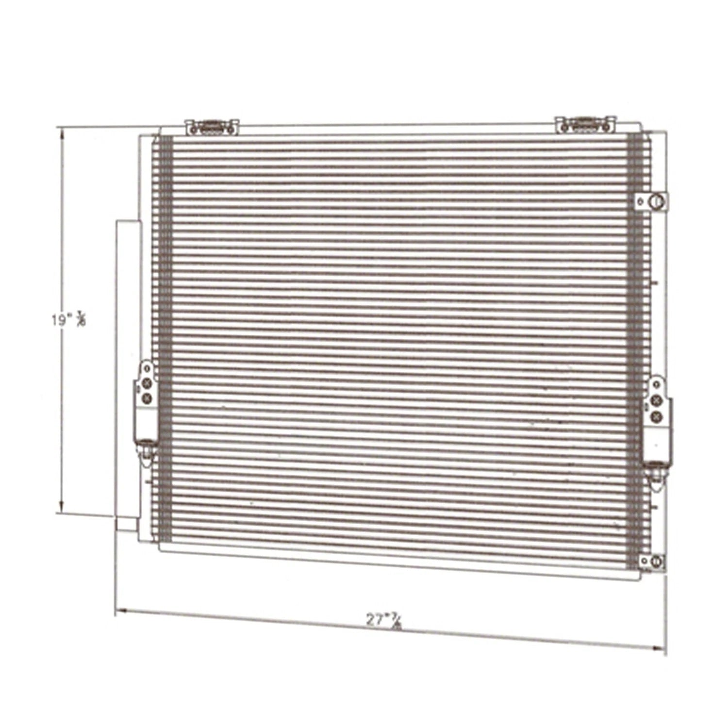 Replacement A C Condenser Repair Part for Toyota Sequoia (2008–2020)