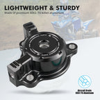 NICECNC Transparent Oil Filter Cover for Yamaha YFZ450R (2008–2023)