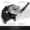 Front Passenger Right Loaded Wheel Bearing Knuckle for Fusion MKZ Milan (2003–2012)