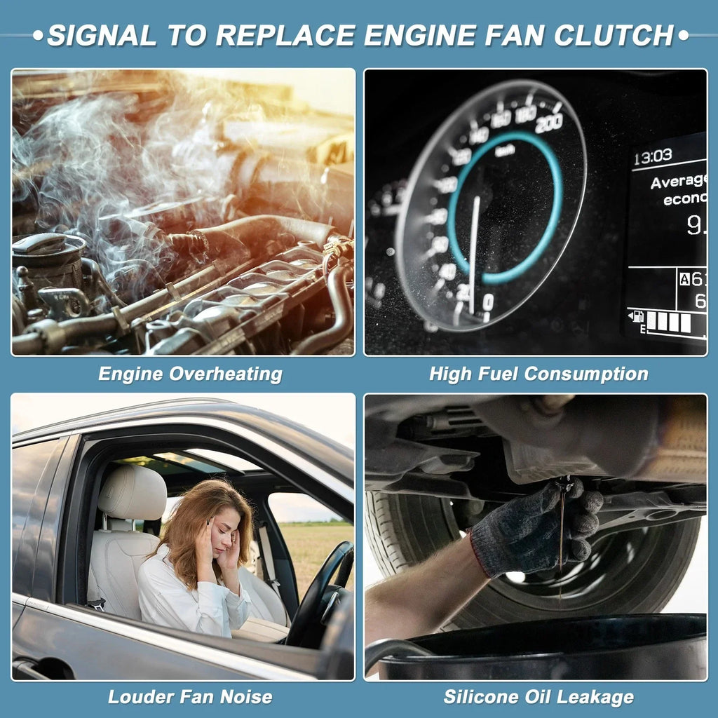 Engine Cooling Fan Clutch for BMW 745i V8 4.4L Petrol Sedan (2002-2005)