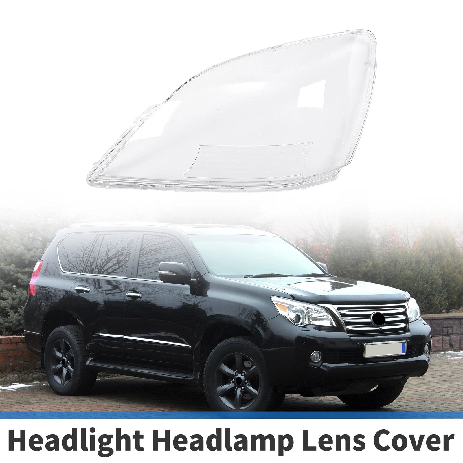 Headlight Lens Cover for Lexus GX470 (2003–2009) PC Clear