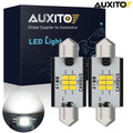 2 Cool White 42MM 578 211-2 Festoon LED Interior Light Bulb for