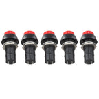 5 Pack Self Locking Push Button Switches for DIY Projects