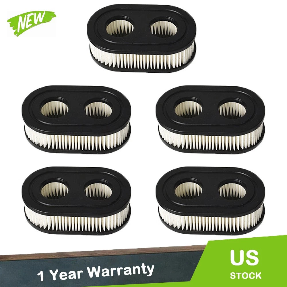 Set of 5 Air Filters for Lawn Mower (Various Models)