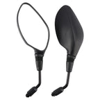 Set of 2 Black Rear View Mirrors 10mm for Honda PCX125 PCX150 (2009–2018)