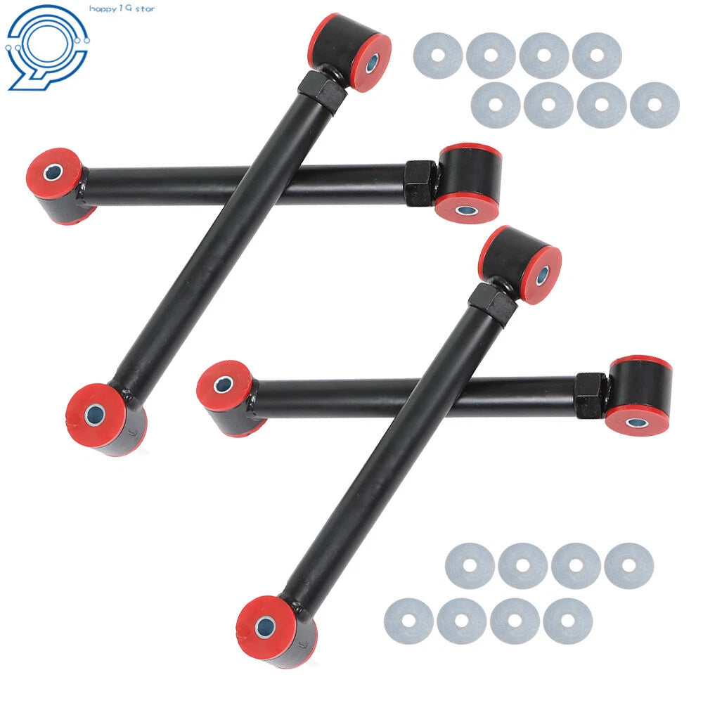 Set of 2 Adjustable Front Upper Lower Control Arms for Dodge Ram (1994–2009) 0-6"