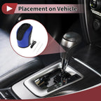 1 Pc Gear Shift Knob Cover for Volkswagen Taos (2022–2023) Blue Black