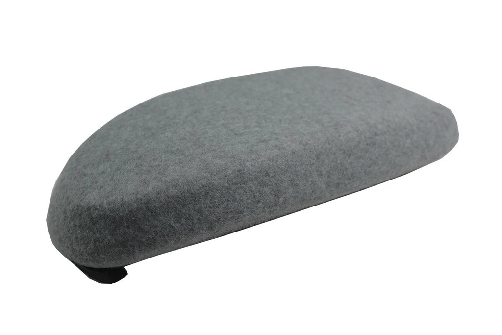 Fleece Console Lid Armrest Cover for Ford Focus (2000–2007) Gray