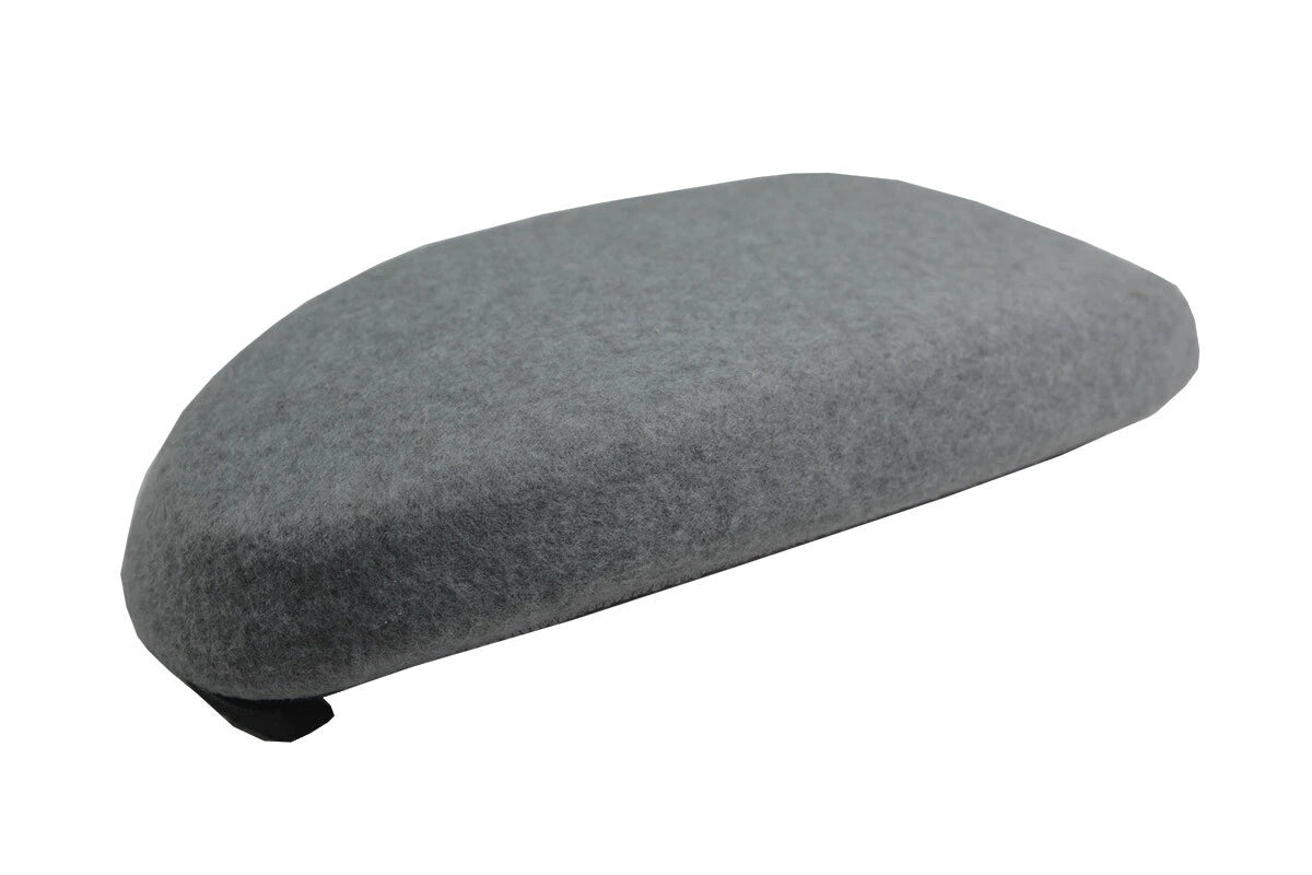 Fleece Console Lid Armrest Cover for Ford Focus (2000–2007) Gray