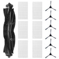 Set of 4 Robot Vacuum Cleaner Parts Replacement (Main Brush, Side Brushes, Filter)