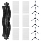 Set of 4 Robot Vacuum Cleaner Parts Replacement (Main Brush, Side Brushes, Filter)