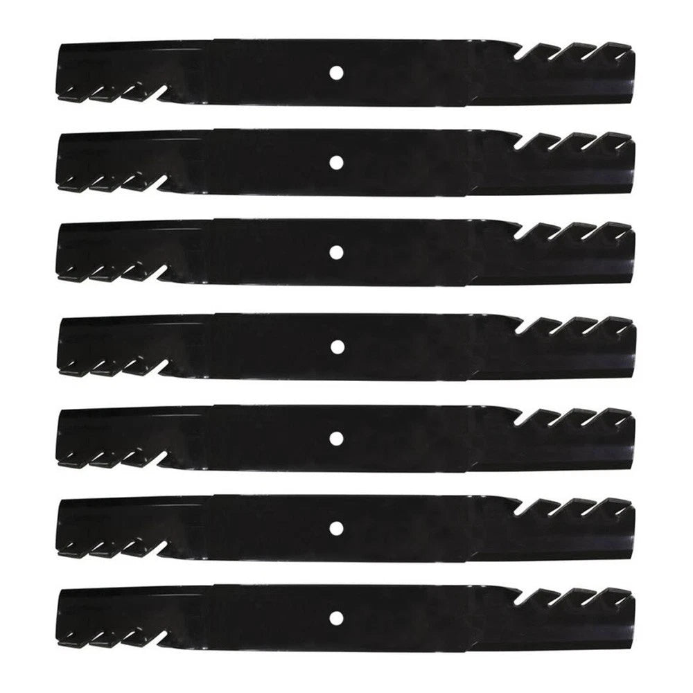 Pack of 7 Toothed Blades for Toro Z Master Mower (Fits 21-3/4" X 1/2")