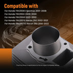 74mm Big Bore Cylinder Piston Gasket Top End Set for Honda Recon 250 (2002–2022)
