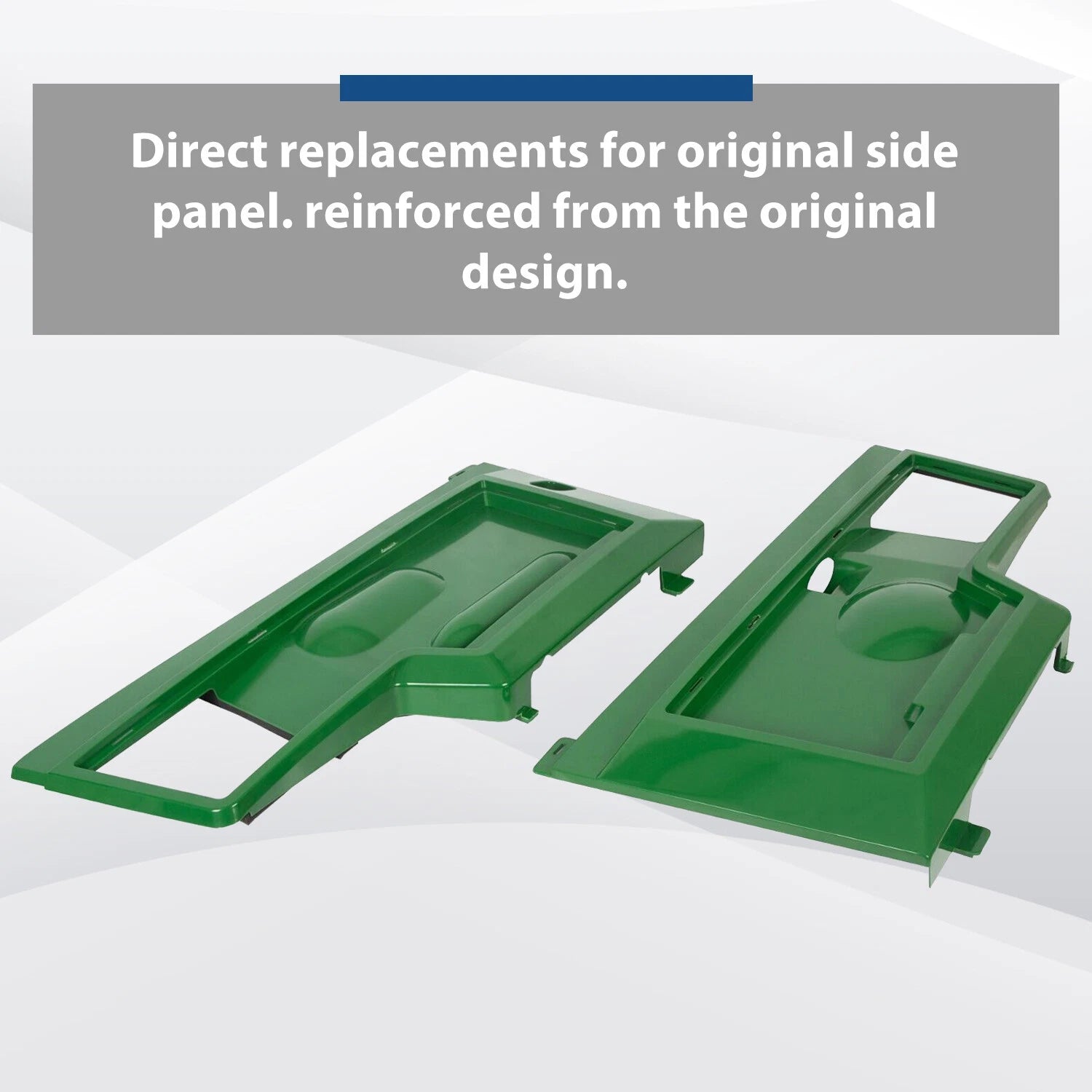 Side Panels Kit + Upper Hood for John Deere 415 425 445 455 (AM128986 AM128983)