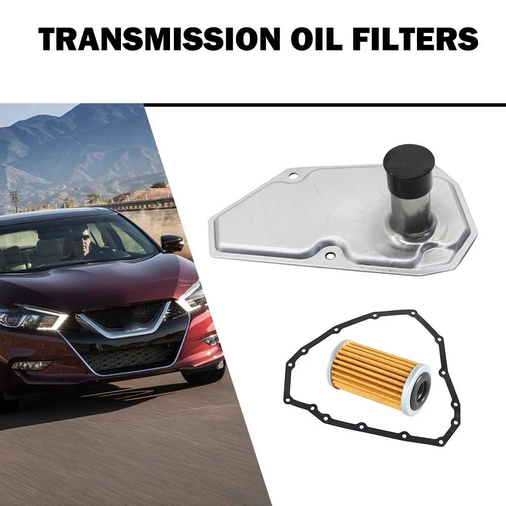 Transmission Oil Filter with Pan Gasket for Nissan Sentra Versa (2012–2019) 33010JF015