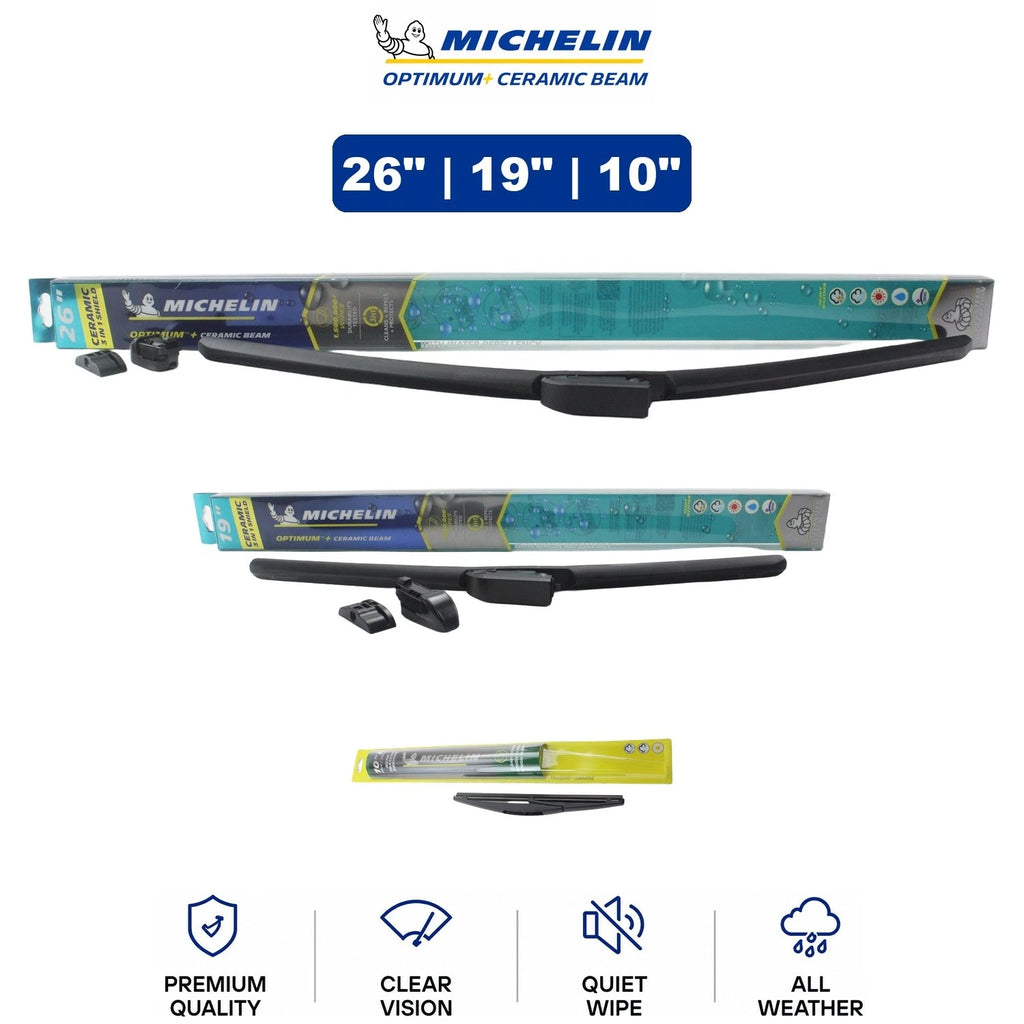 3-Pc Wiper Blade Set (26"/19"/10") for B Electric
