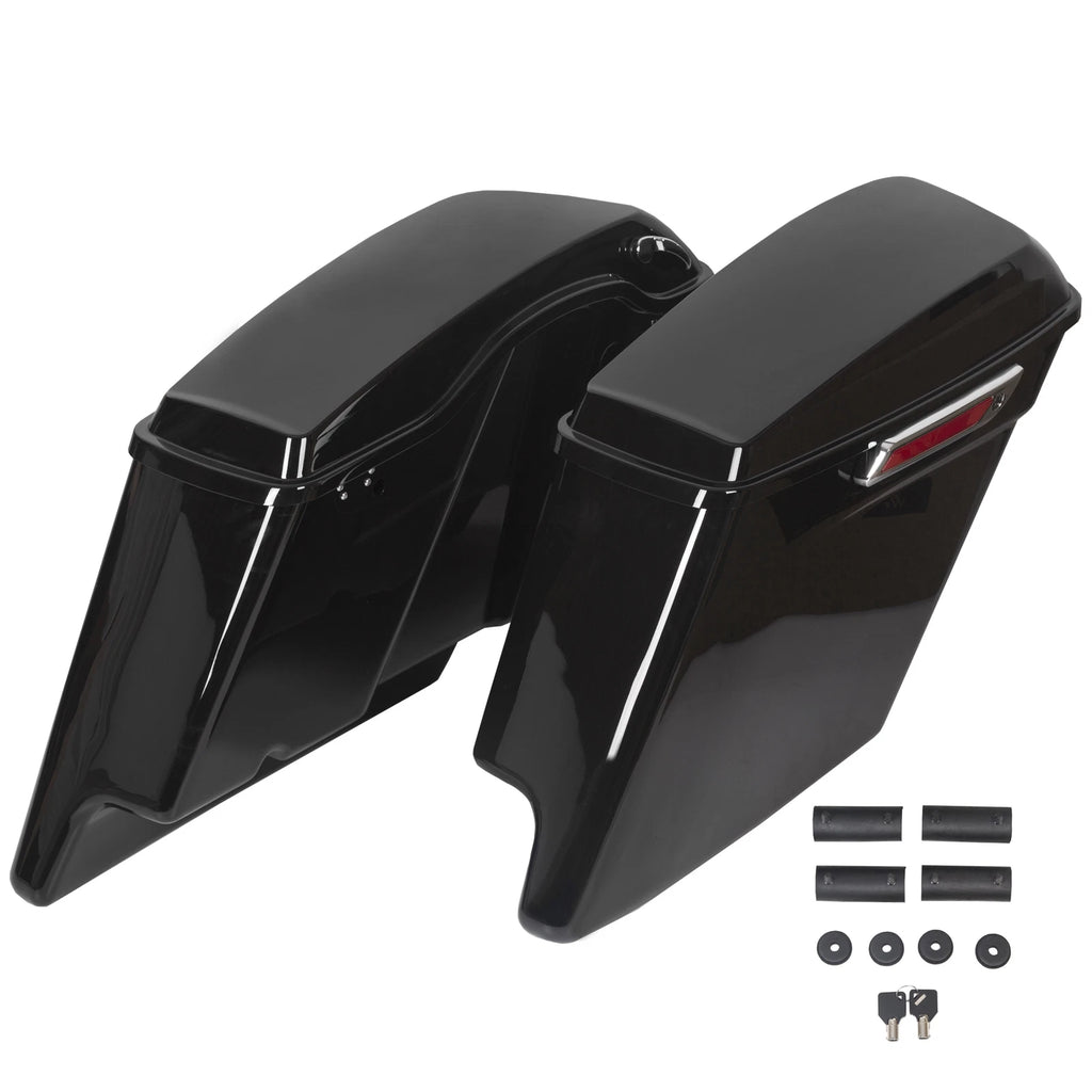 Extended Saddlebags Conversion Brackets for Harley Softail Fatboy