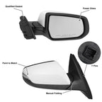7Pin Right Side Exterior Door Mirror Assembly for Chevrolet Malibu (2008–2012)