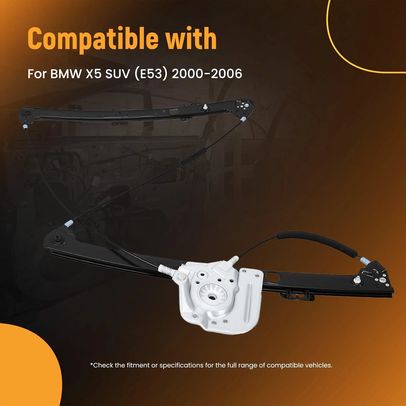 Front Right Power Window Regulator for BMW X5 E53 (2000–2006) 740489